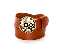 Leather Belt with Gearhead Buckle - Gone Rogue